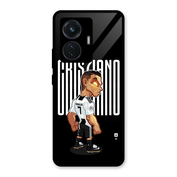 Soccer Star Glass Back Case for iQOO Z6 44W