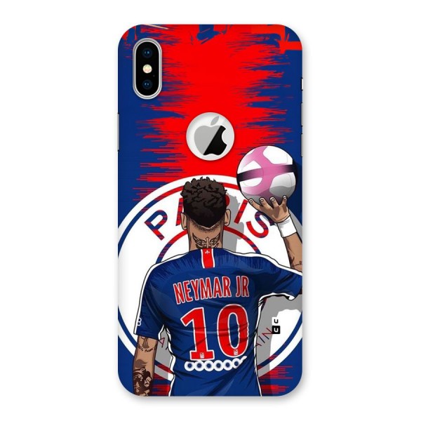 Soccer Star Junior Back Case for iPhone X Logo Cut