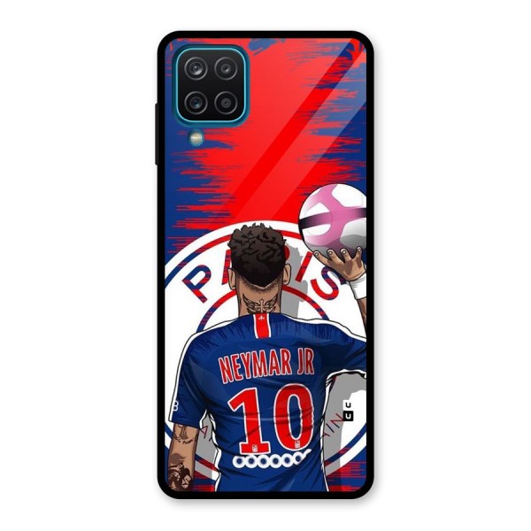 Soccer Star Junior Glass Back Case for Galaxy A12