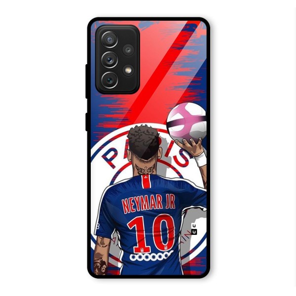 Soccer Star Junior Glass Back Case for Galaxy A72