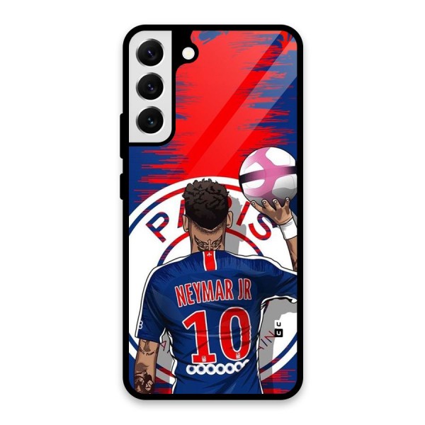 Soccer Star Junior Glass Back Case for Galaxy S22 Plus 5G