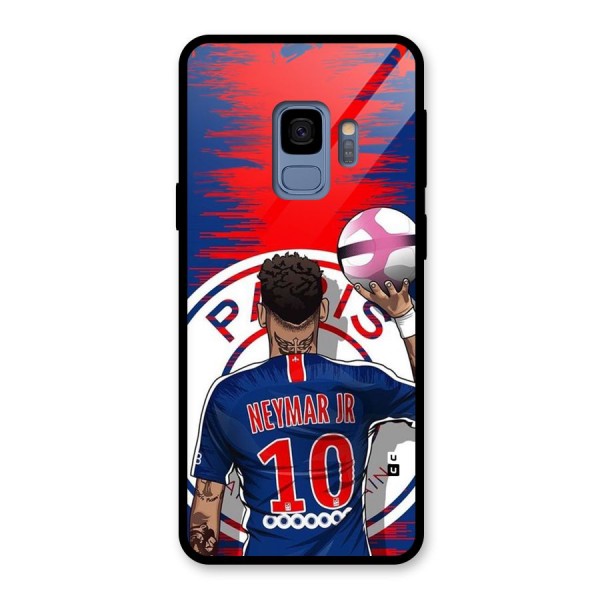 Soccer Star Junior Glass Back Case for Galaxy S9