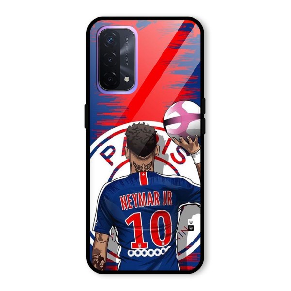 Soccer Star Junior Glass Back Case for Oppo A74 5G