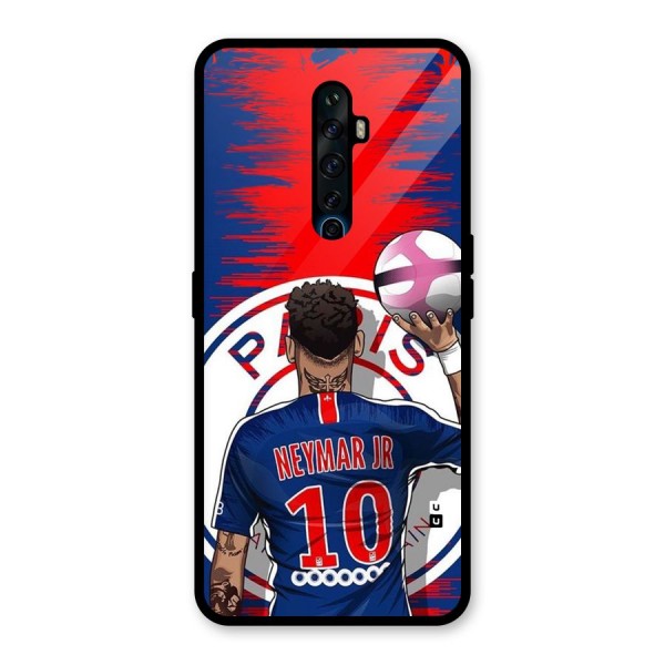 Soccer Star Junior Glass Back Case for Oppo Reno2 F