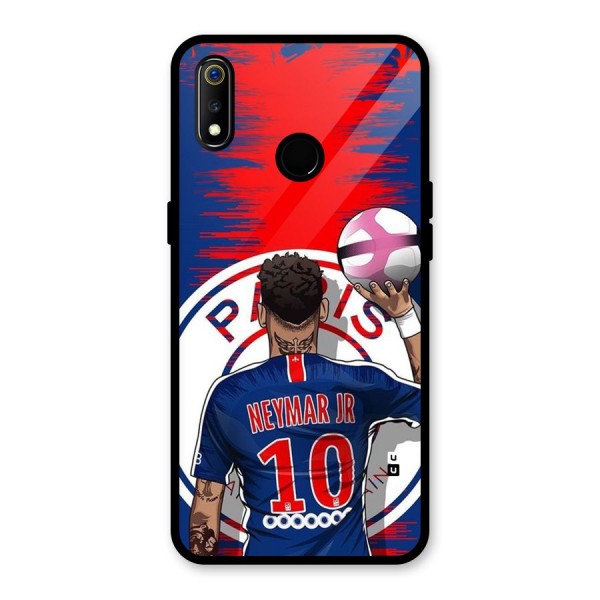 Soccer Star Junior Glass Back Case for Realme 3
