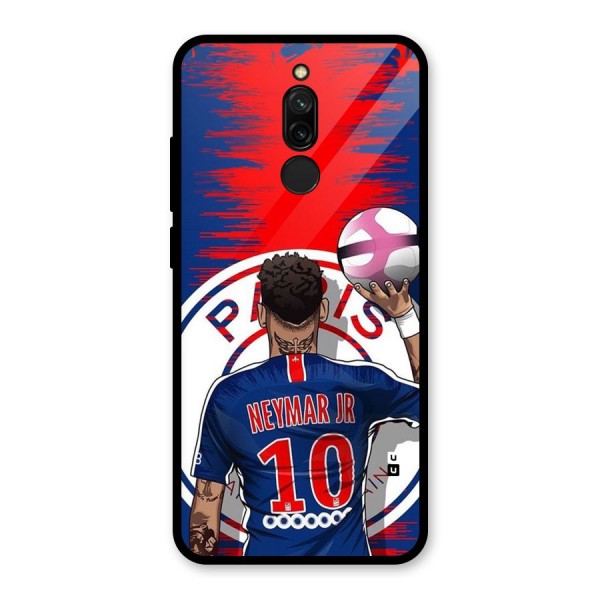 Soccer Star Junior Glass Back Case for Redmi 8