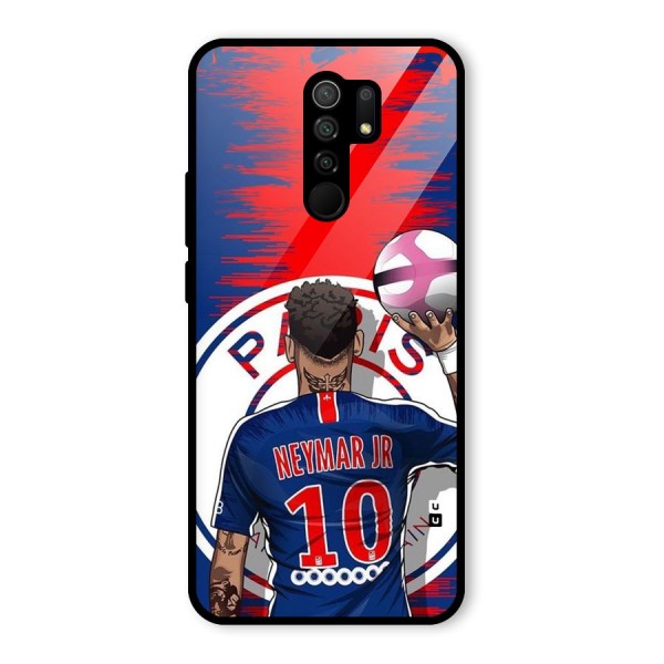 Soccer Star Junior Glass Back Case for Redmi 9 Prime