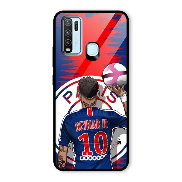 Soccer Star Junior Glass Back Case for Vivo Y30