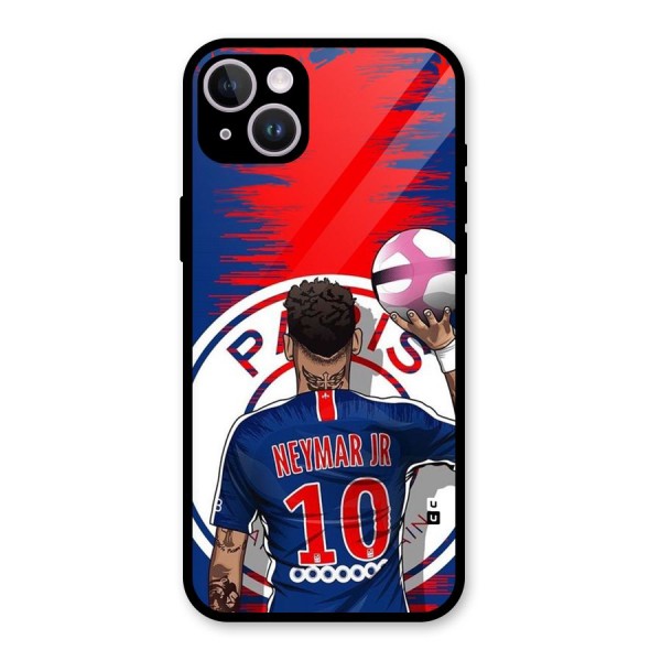 Soccer Star Junior Glass Back Case for iPhone 14 Plus