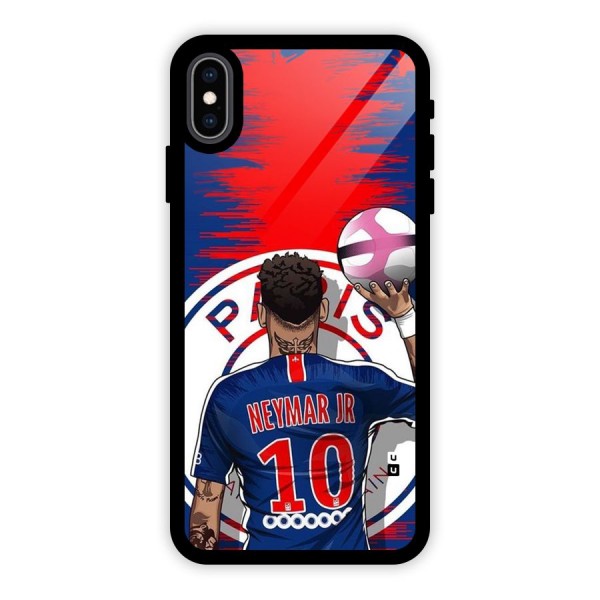 Soccer Star Junior Glass Back Case for iPhone XS Max