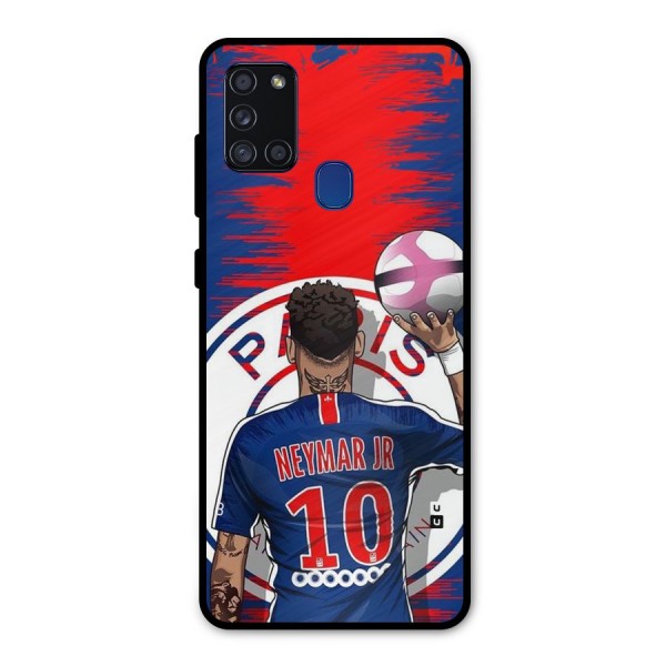 Soccer Star Junior Metal Back Case for Galaxy A21s