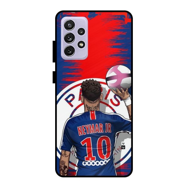 Soccer Star Junior Metal Back Case for Galaxy A72