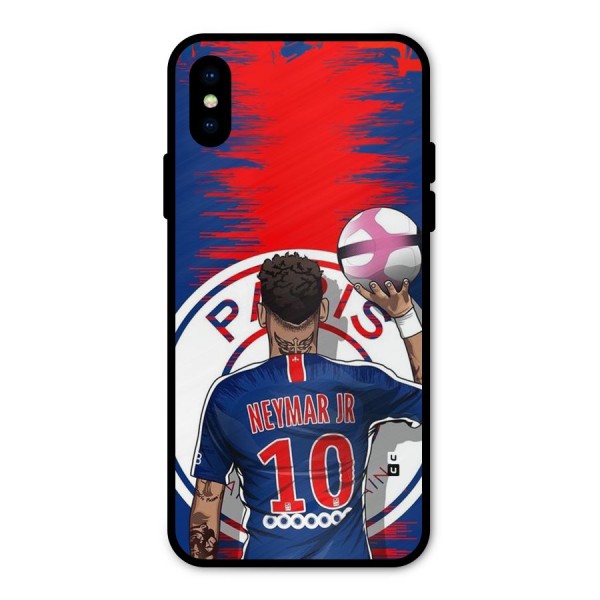 Soccer Star Junior Metal Back Case for iPhone X
