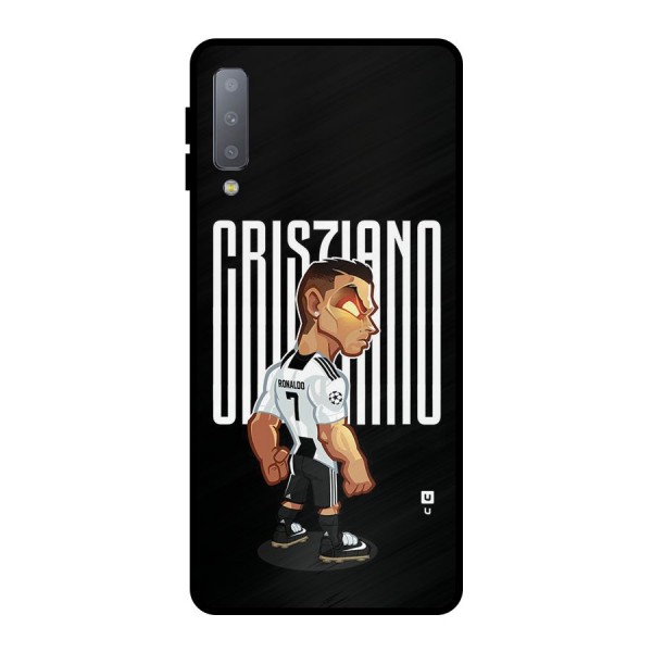 Soccer Star Metal Back Case for Galaxy A7 (2018)