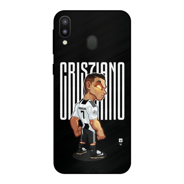 Soccer Star Metal Back Case for Galaxy M20