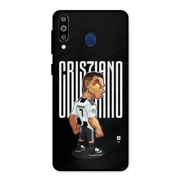 Soccer Star Metal Back Case for Galaxy M30