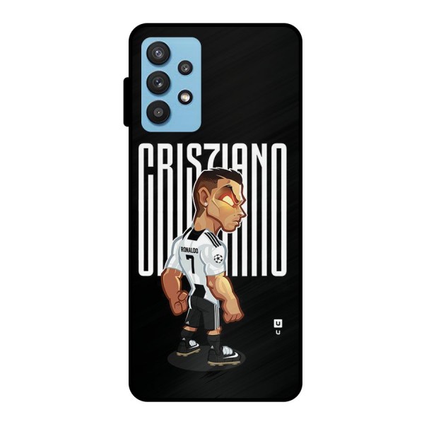 Soccer Star Metal Back Case for Galaxy M32 5G