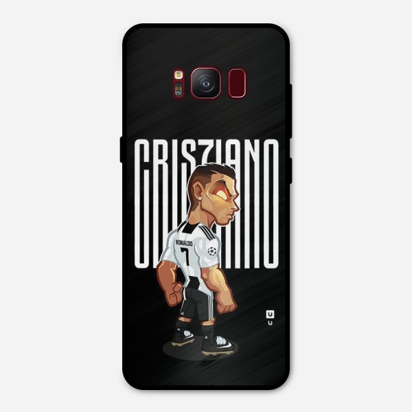 Soccer Star Metal Back Case for Galaxy S8