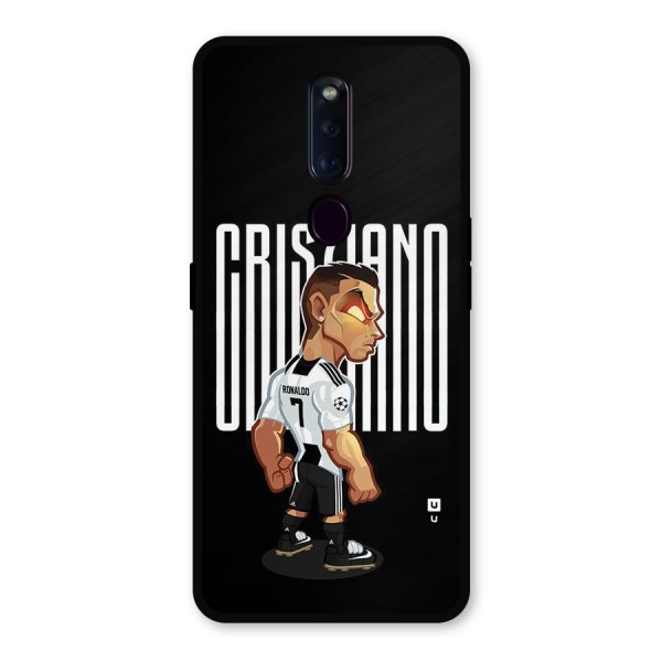 Soccer Star Metal Back Case for Oppo F11 Pro