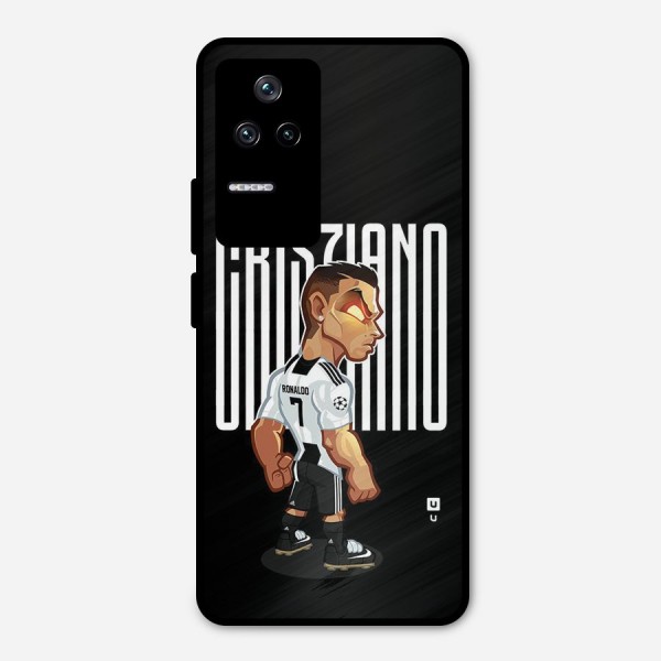 Soccer Star Metal Back Case for Poco F4 5G