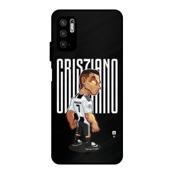 Soccer Star Metal Back Case for Poco M3 Pro 5G