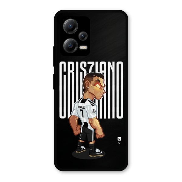 Soccer Star Metal Back Case for Poco X5