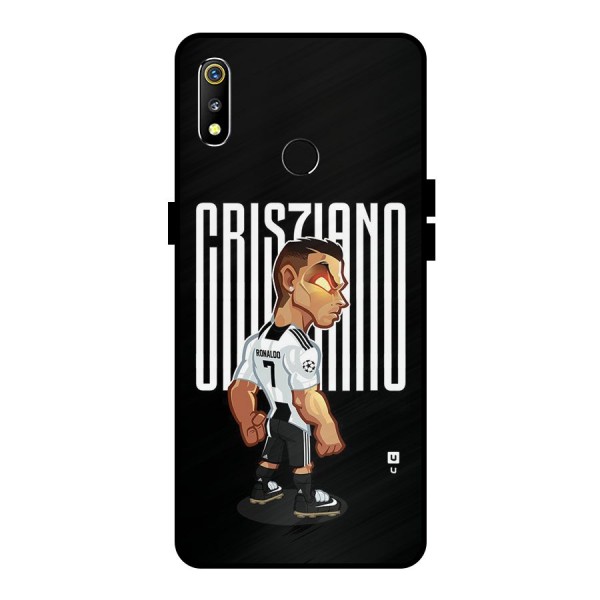 Soccer Star Metal Back Case for Realme 3