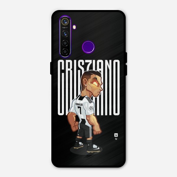 Soccer Star Metal Back Case for Realme 5 Pro