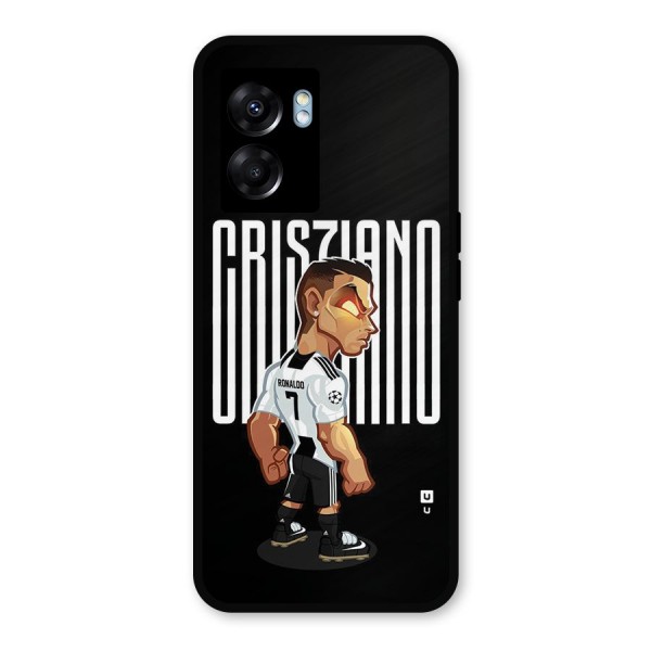 Soccer Star Metal Back Case for Realme Narzo 50 5G