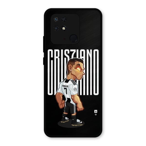 Soccer Star Metal Back Case for Redmi 10 Power