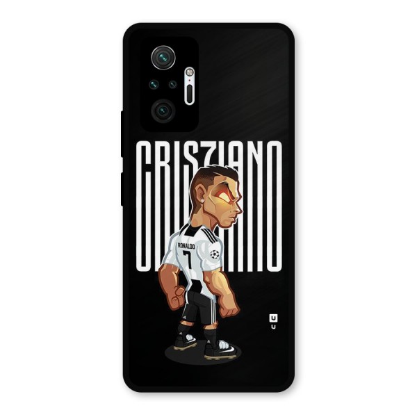 Soccer Star Metal Back Case for Redmi Note 10 Pro