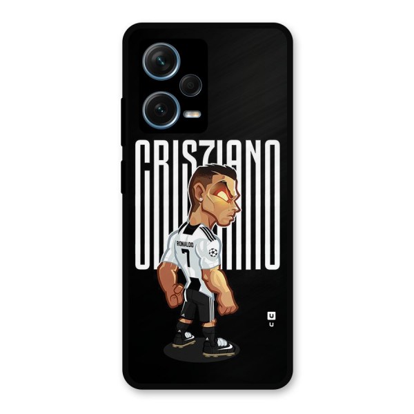 Soccer Star Metal Back Case for Redmi Note 12 Pro Plus 5G