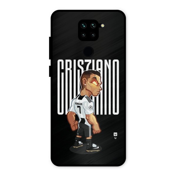 Soccer Star Metal Back Case for Redmi Note 9