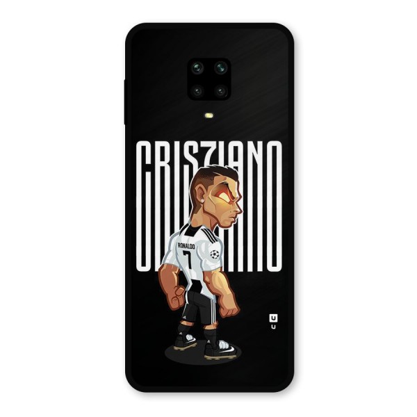 Soccer Star Metal Back Case for Redmi Note 9 Pro Max