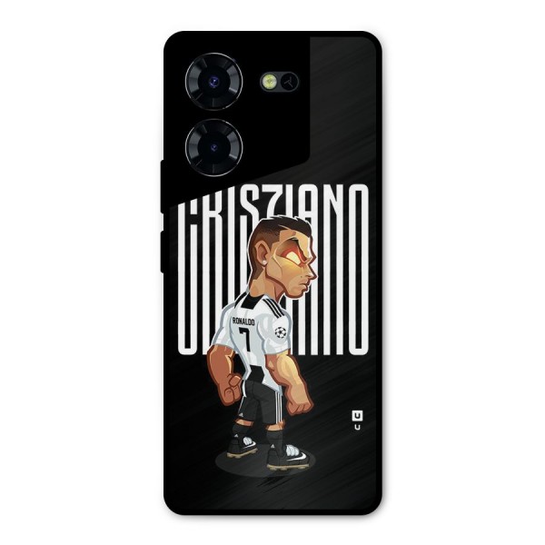 Soccer Star Metal Back Case for Tecno Pova 5 Pro 5G