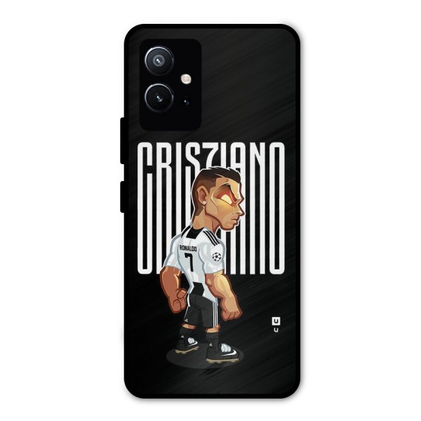 Soccer Star Metal Back Case for Vivo T1 5G