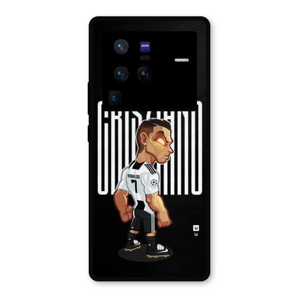 Soccer Star Metal Back Case for Vivo X80 Pro