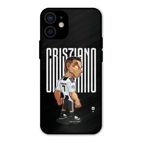 Soccer Star Metal Back Case for iPhone 12 Mini