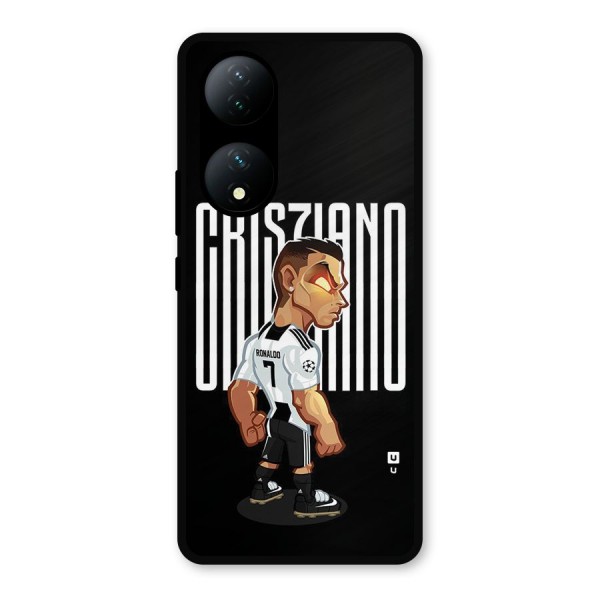 Soccer Star Metal Back Case for iQOO Z7s