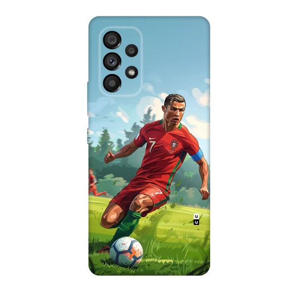 Soccer Star Playing Back Case for Galaxy A53 5G