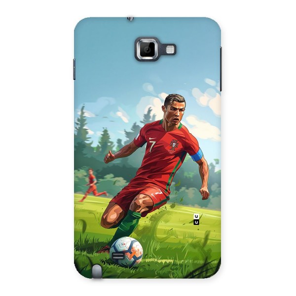 Soccer Star Playing Back Case for Galaxy Note