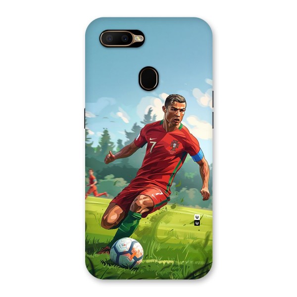 Soccer Star Playing Back Case for Oppo A5s