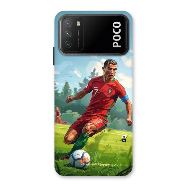 Soccer Star Playing Back Case for Poco M3