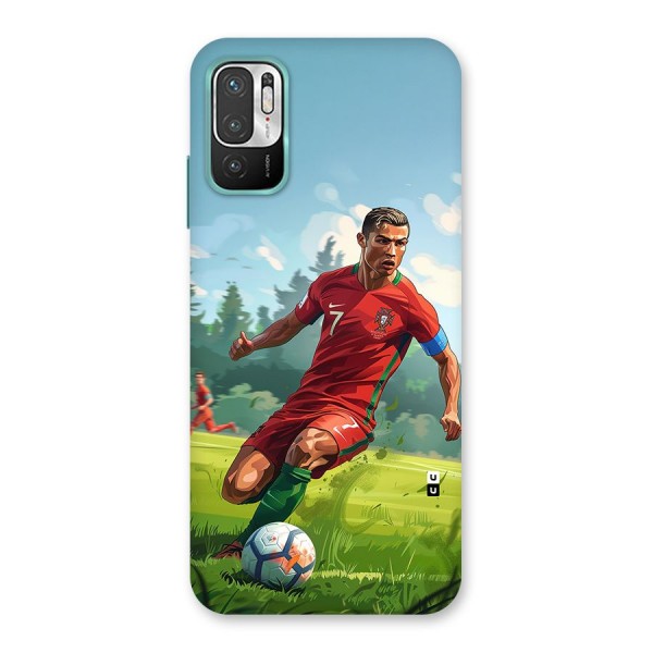 Soccer Star Playing Back Case for Redmi Note 10T 5G