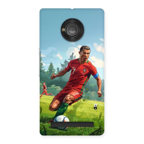 Soccer Star Playing Back Case for Yuphoria