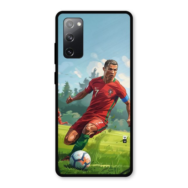Soccer Star Playing Metal Back Case for Galaxy S20 FE 5G