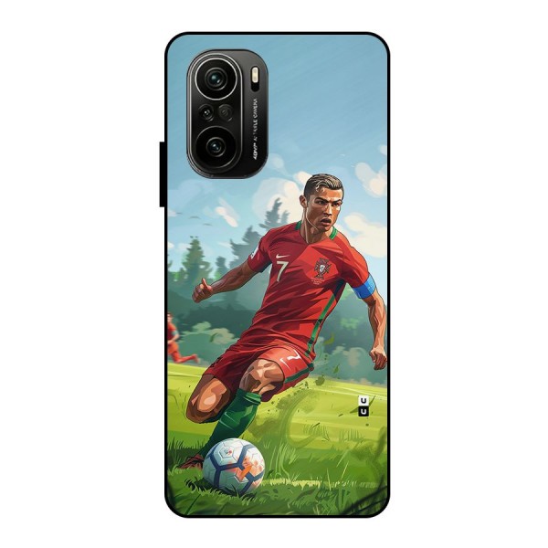 Soccer Star Playing Metal Back Case for Mi 11X Pro