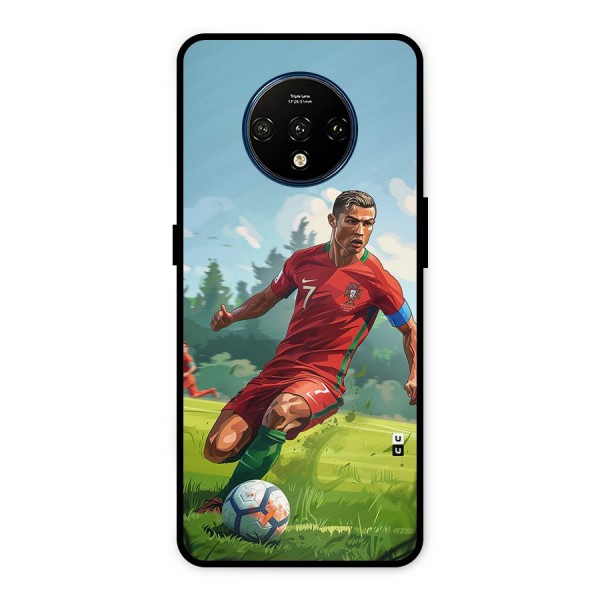 Soccer Star Playing Metal Back Case for OnePlus 7T