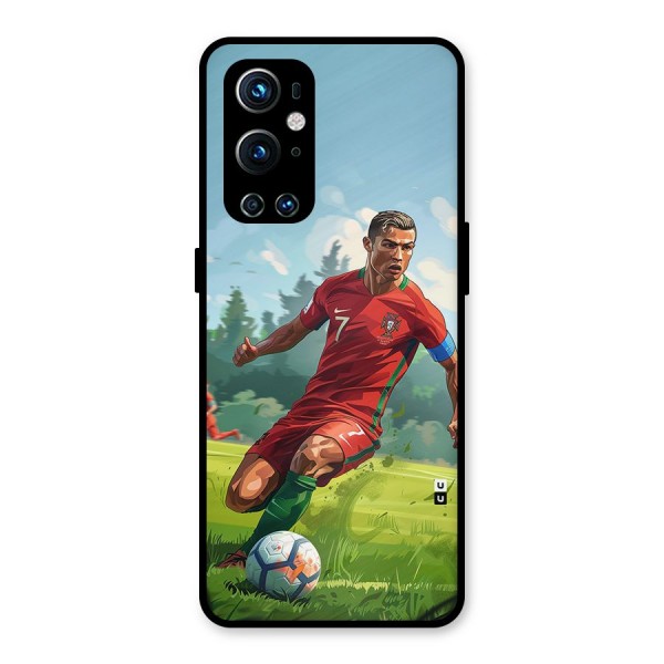 Soccer Star Playing Metal Back Case for OnePlus 9 Pro
