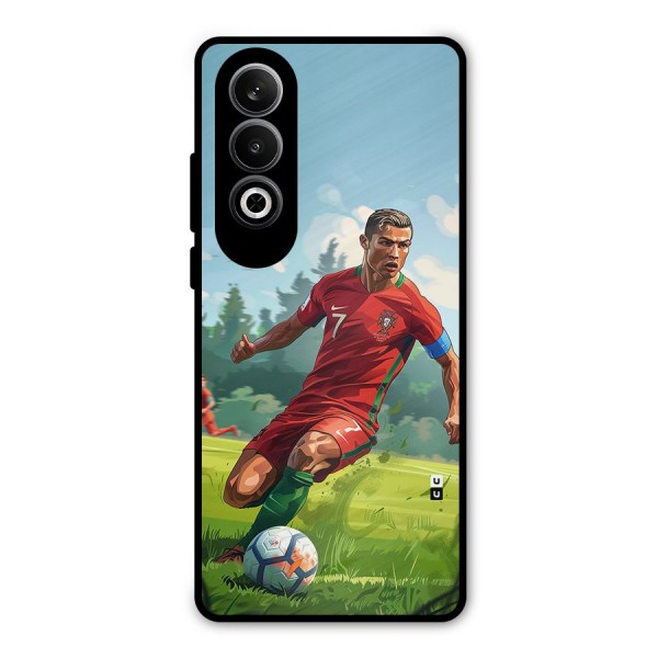 Soccer Star Playing Metal Back Case for OnePlus Nord CE4